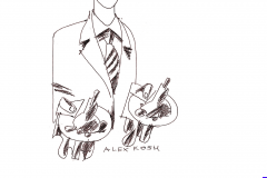 waiter with two plates064090
